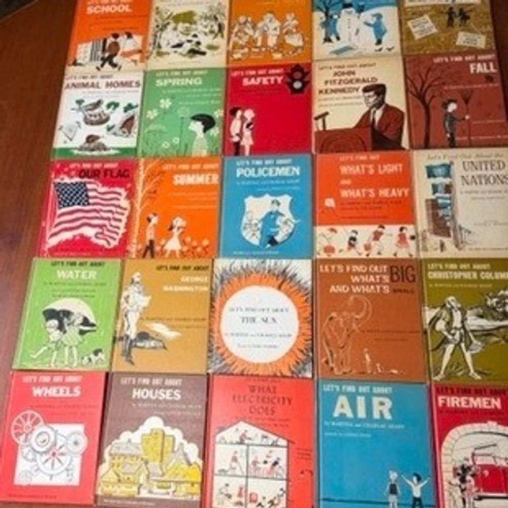 Franklin Watts Let's Find Out About Books 25 Vol Set Martha Charles Shapp 1960s